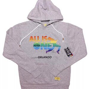 HARD ROCK CAFE Freddie Mercury Queen Hoodie Orlando Gay Pride Small S ~ New